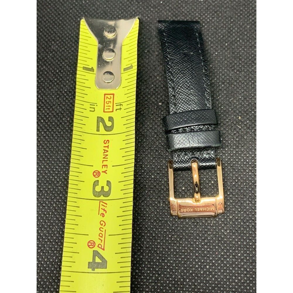 Michael Kors Genuine Leather Half Watch Band Straps 17mm S300